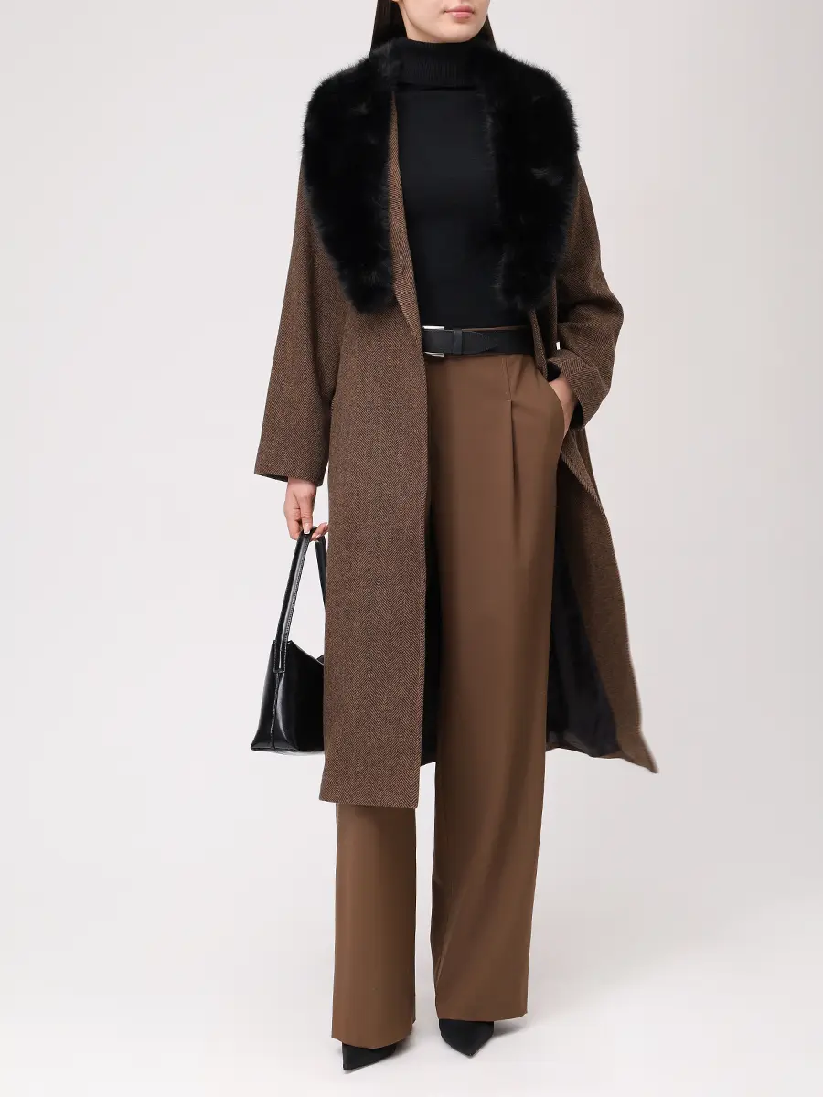 Пальто шерстяное