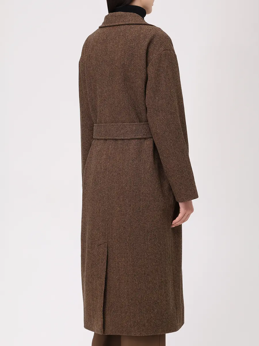 Пальто шерстяное