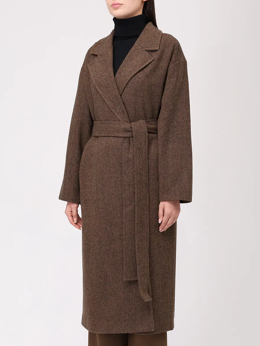 Пальто шерстяное