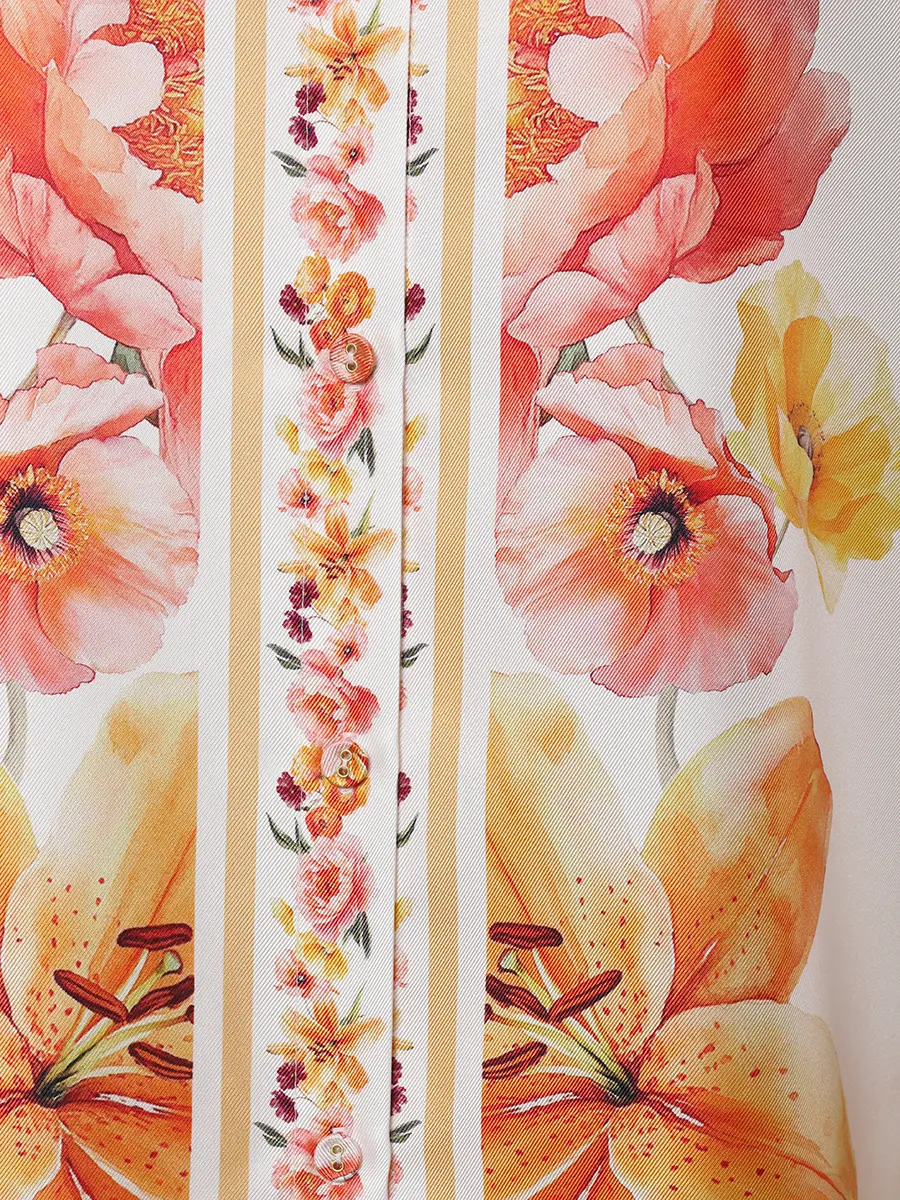 Костюм шелковый