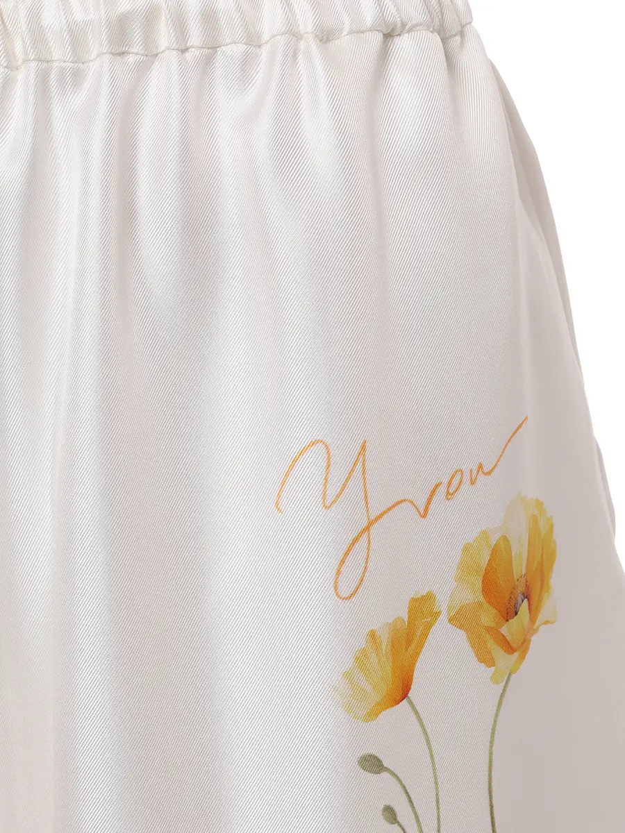 Костюм шелковый