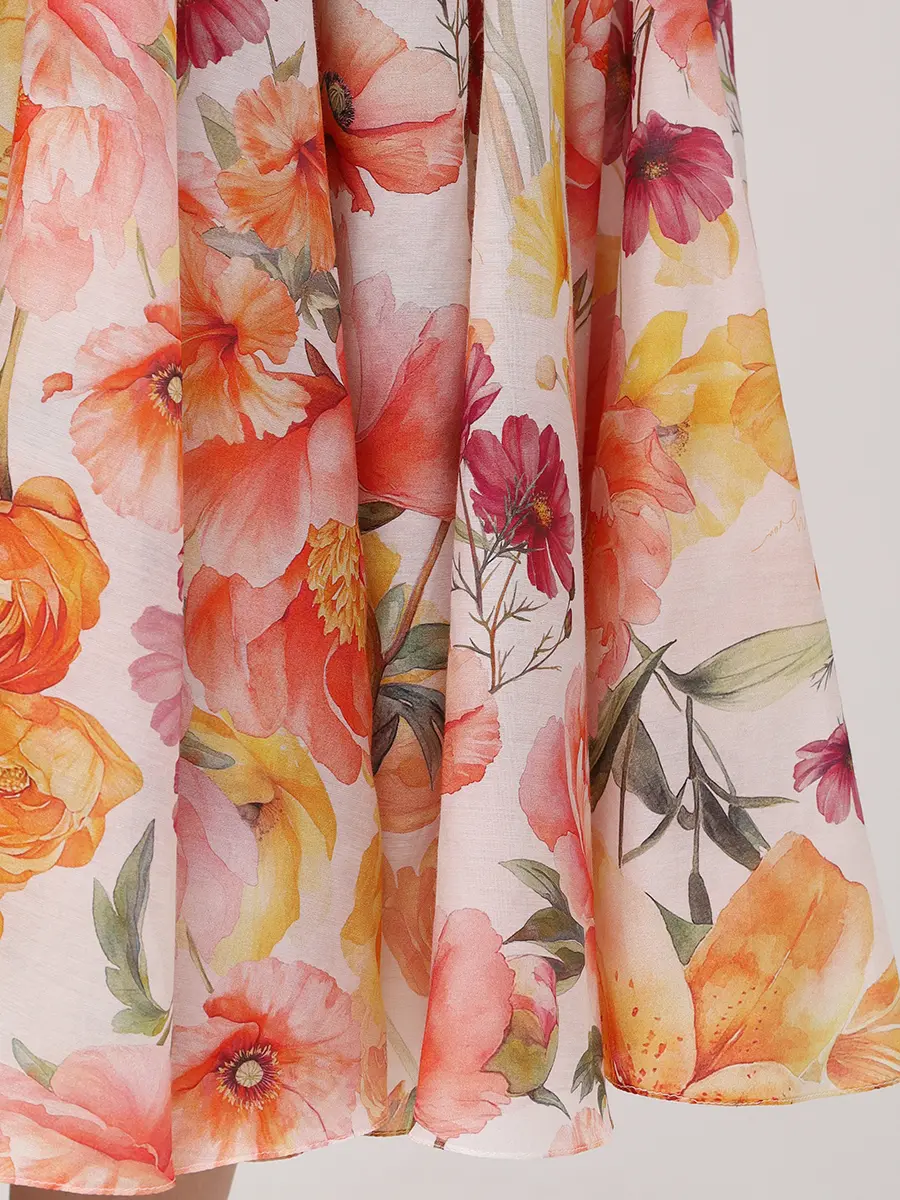 Юбка из хлопка и шелка Magnolia