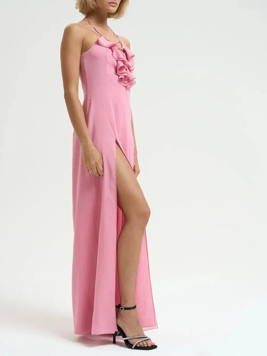 Платье шелковое