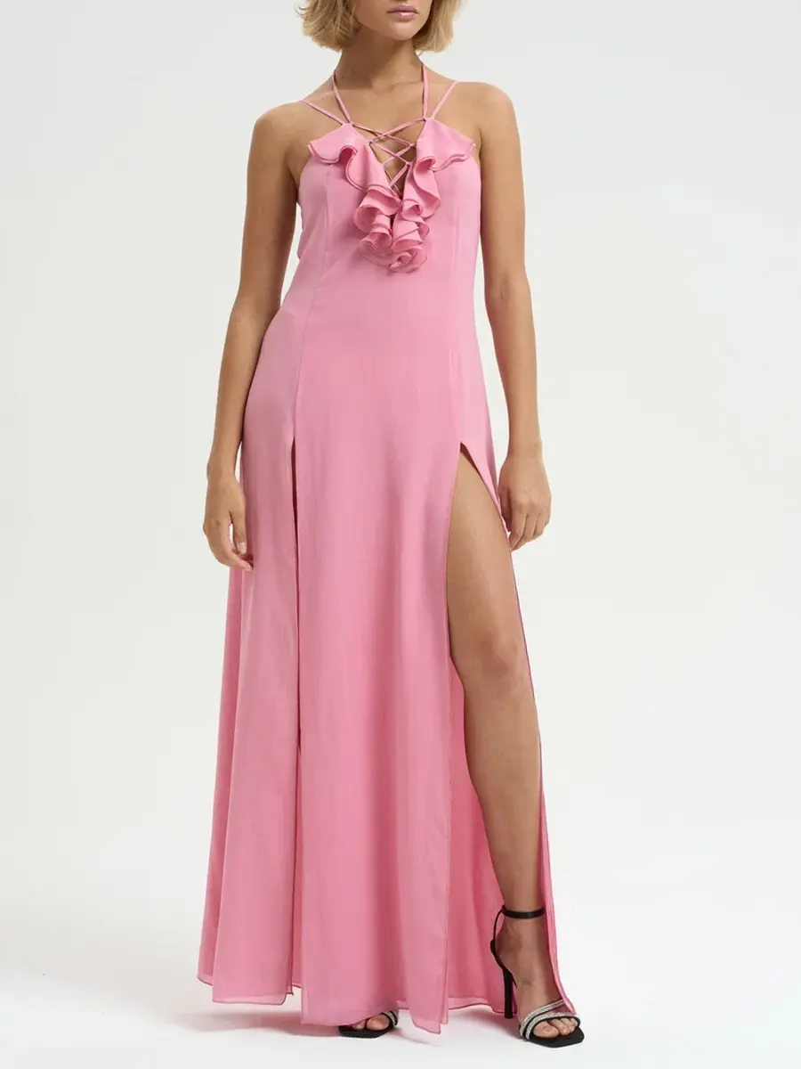 Платье шелковое