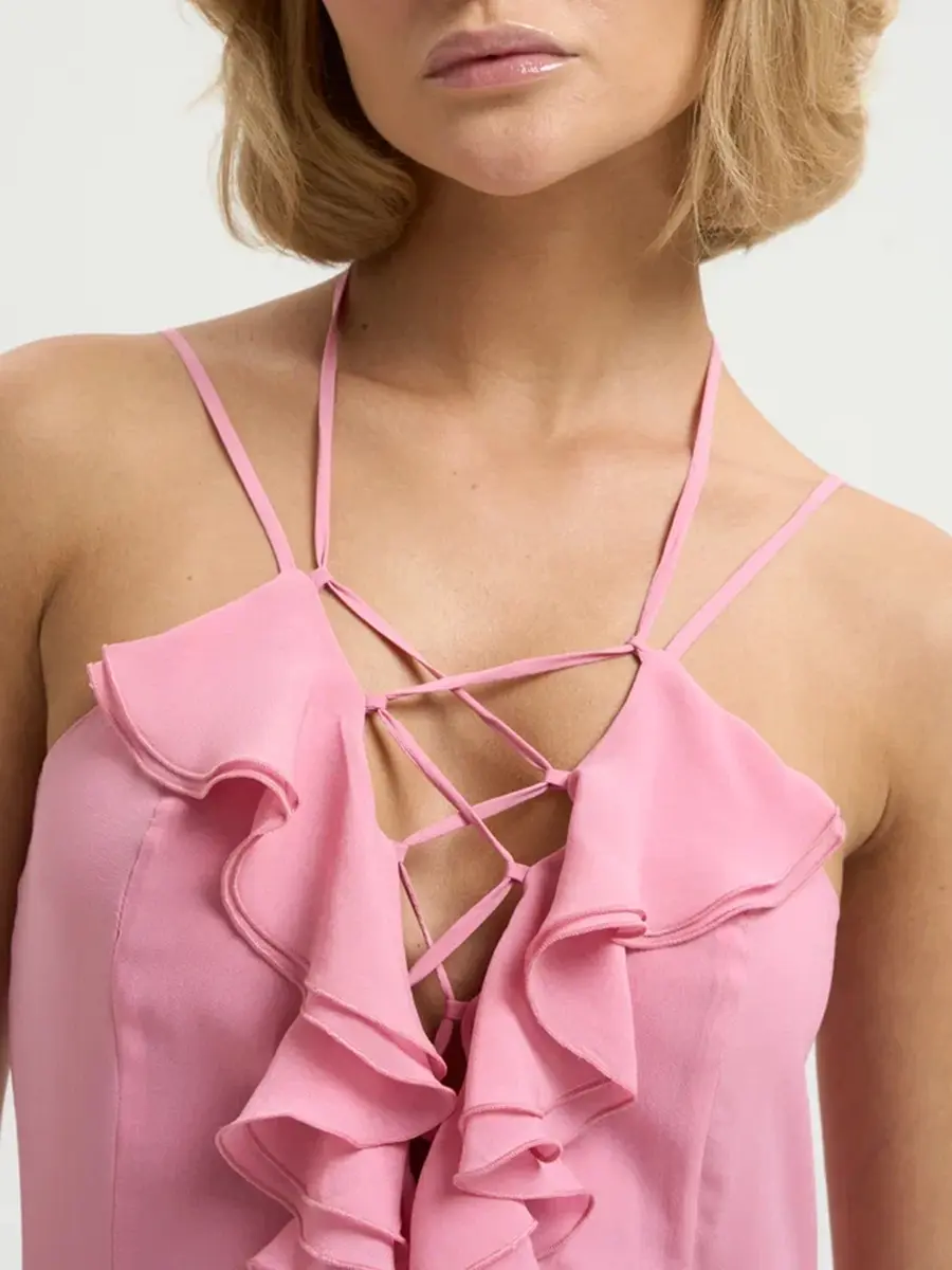 Платье шелковое