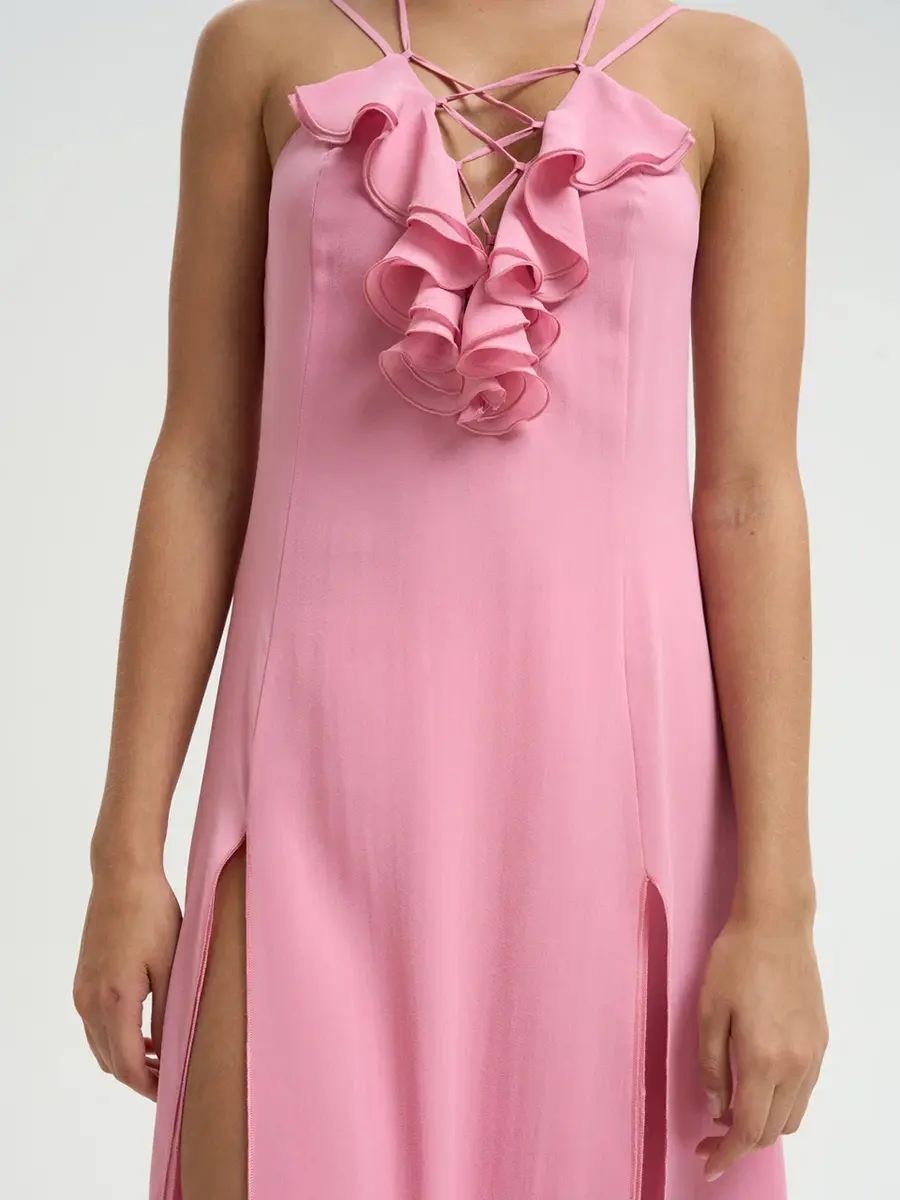 Платье шелковое