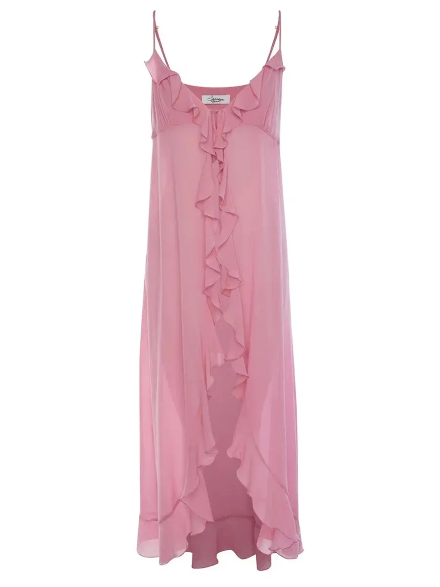 Платье шелковое