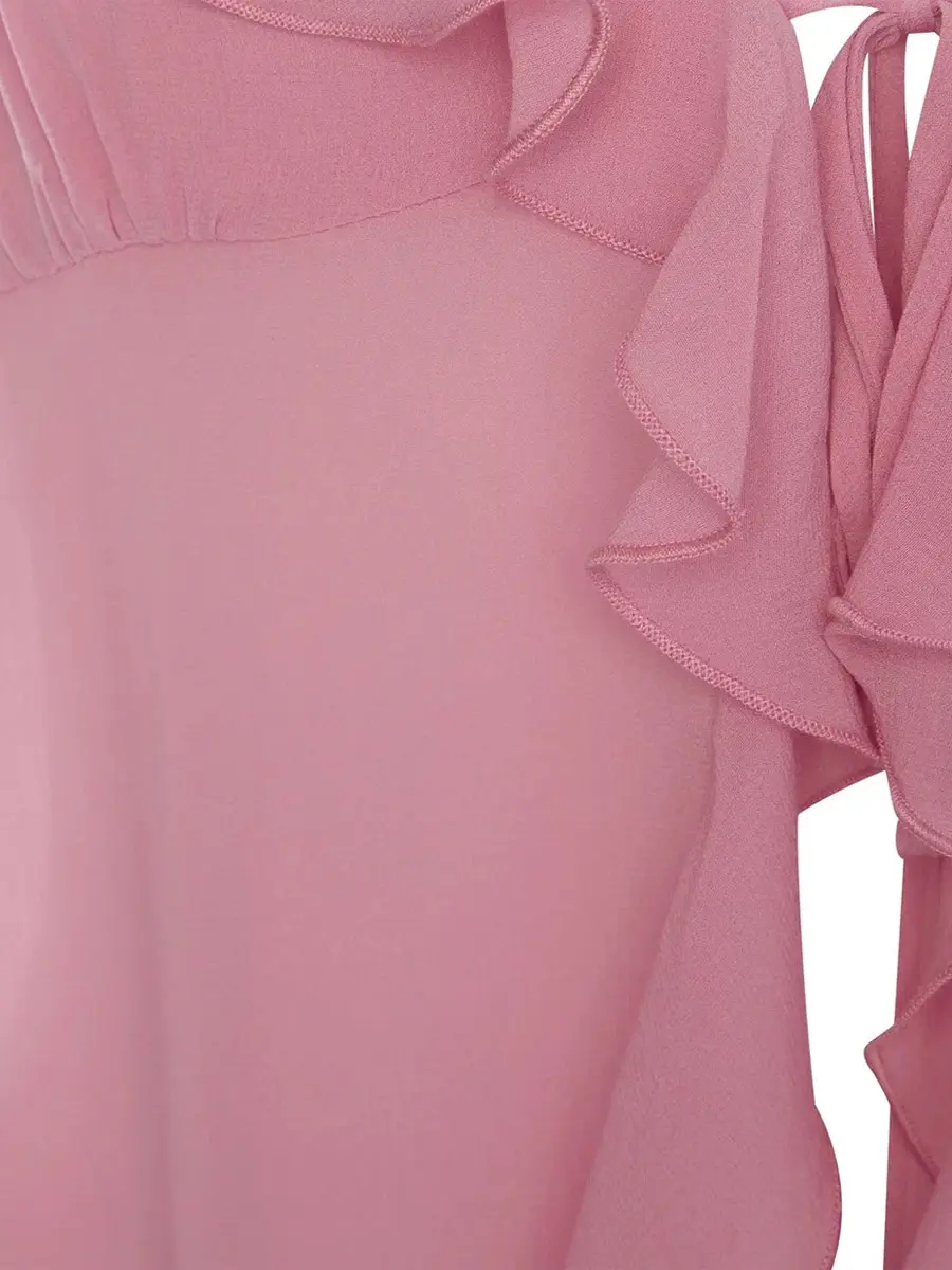 Платье шелковое