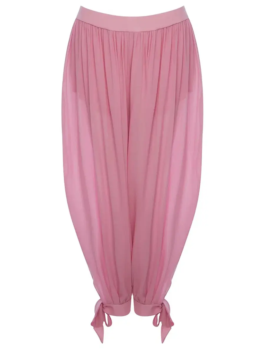 Брюки-алладины шелковые