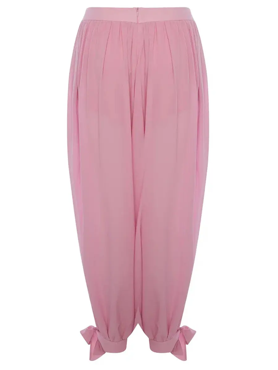 Брюки-алладины шелковые