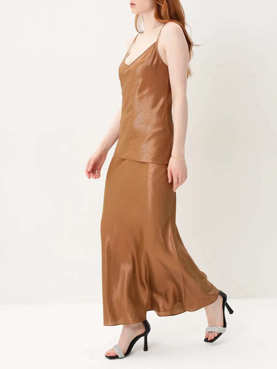 Юбка шелковая