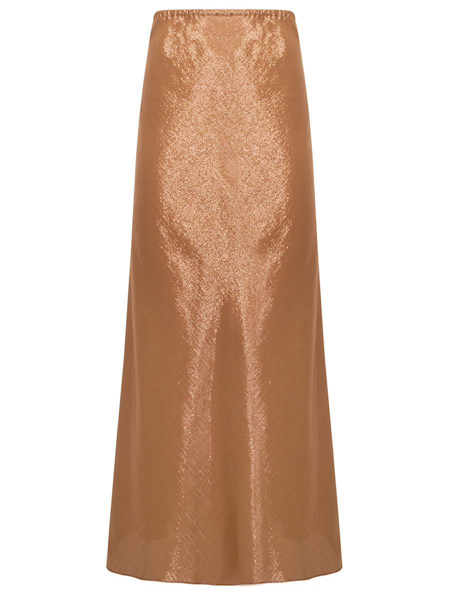 Юбка шелковая