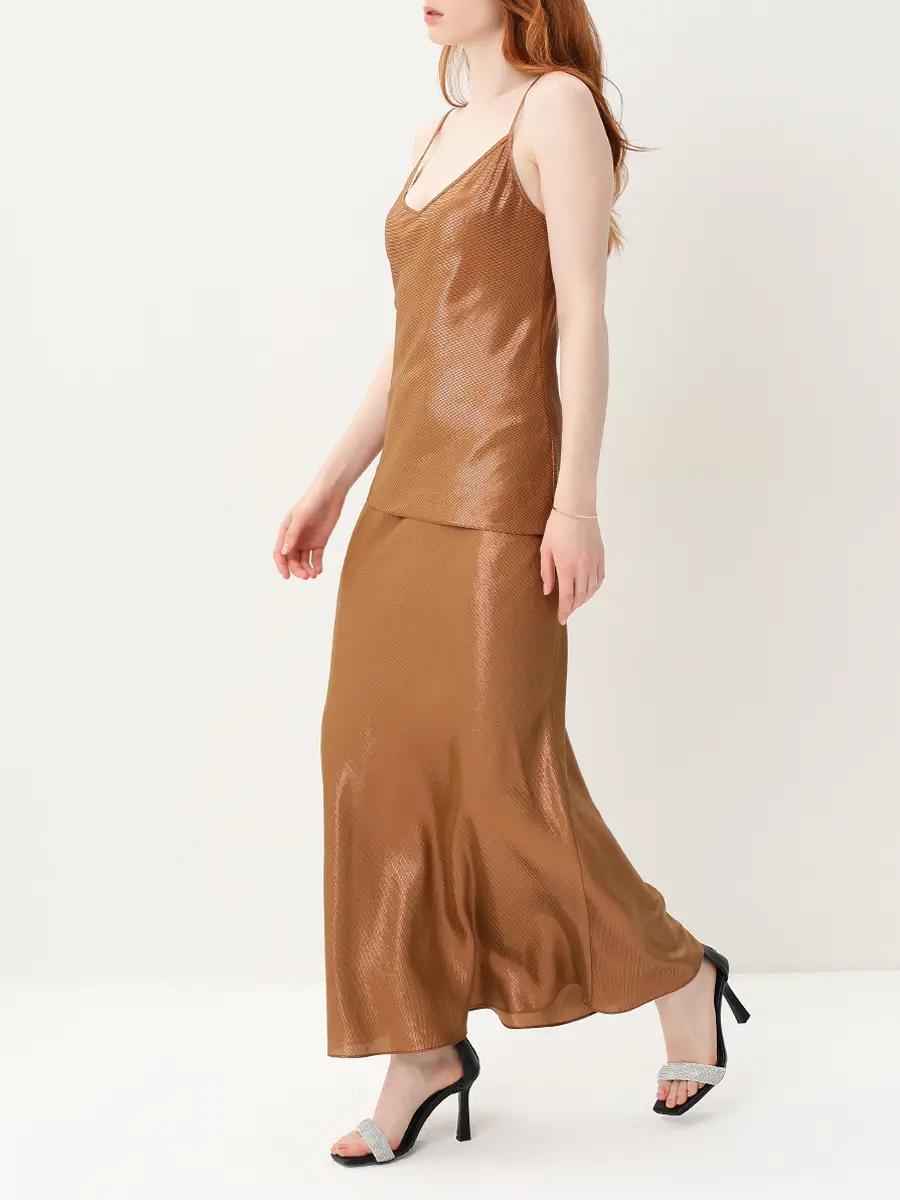 Топ шелковый