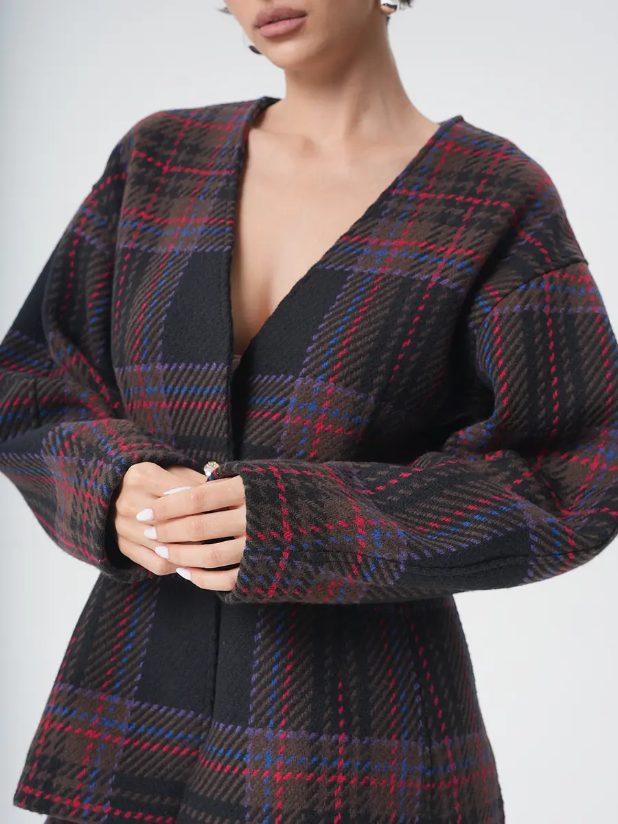 Жакет шерстяной