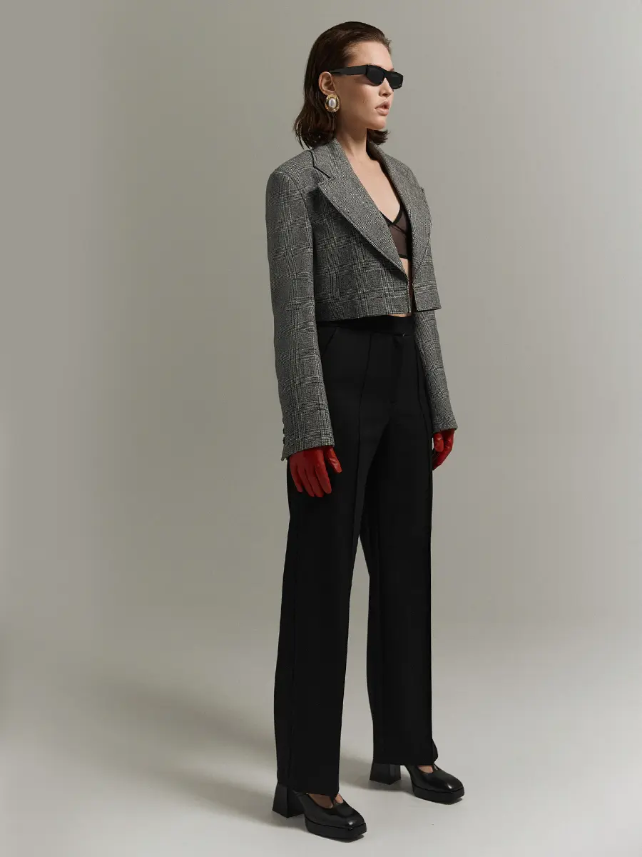 Жакет шерстяной