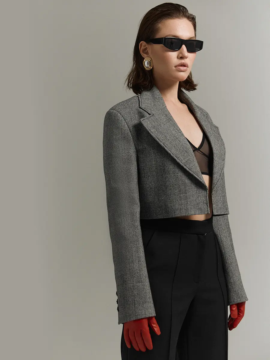 Жакет шерстяной