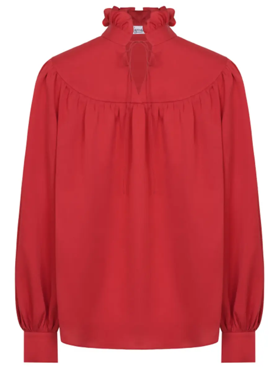 Блузка шелковая