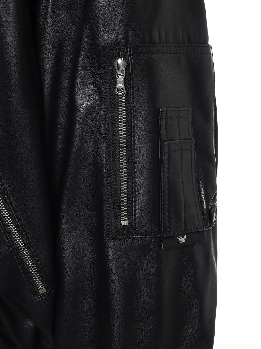 Куртка кожаная