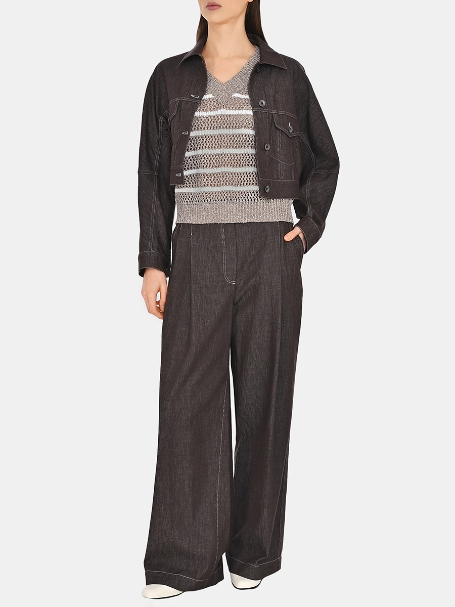 Джемпер льняной