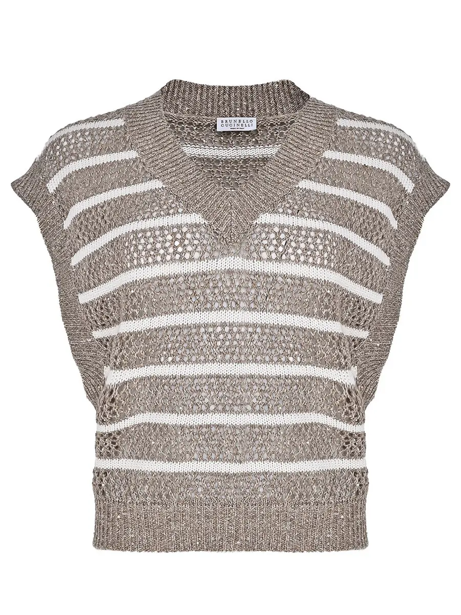 Джемпер льняной