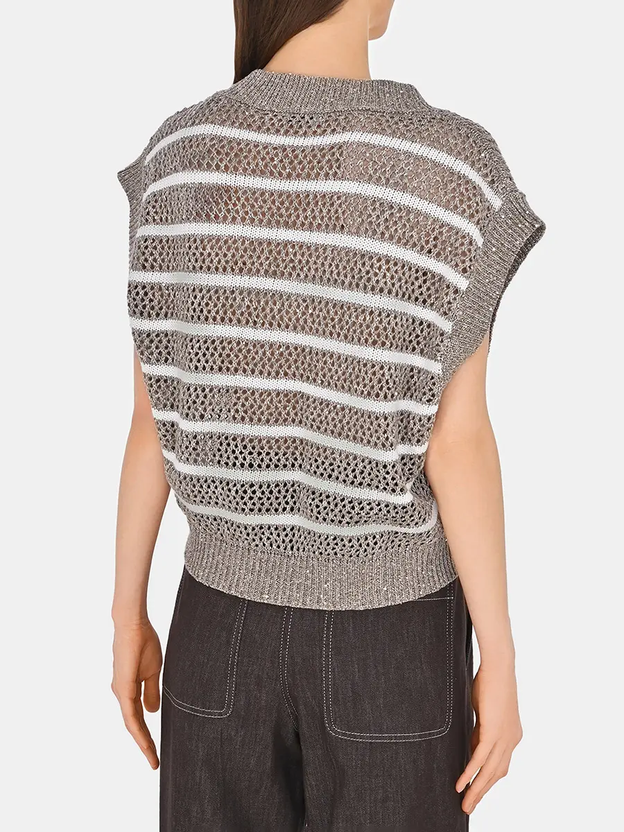 Джемпер льняной