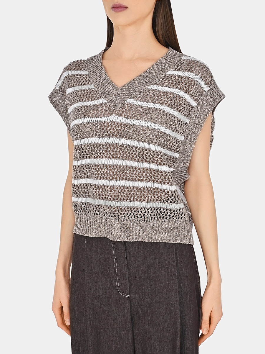 Джемпер льняной