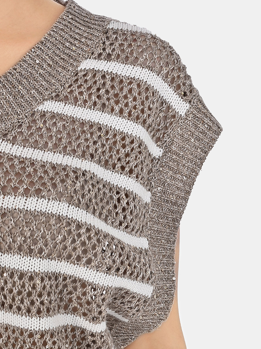 Джемпер льняной