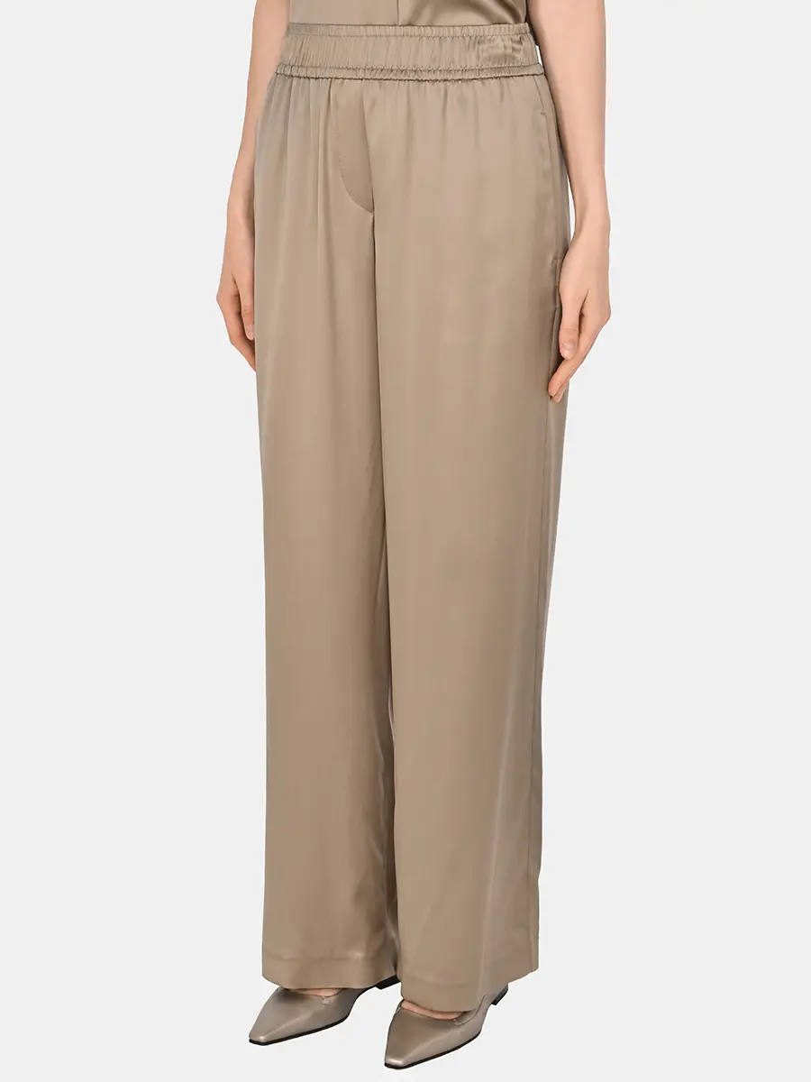 Брюки шелковые