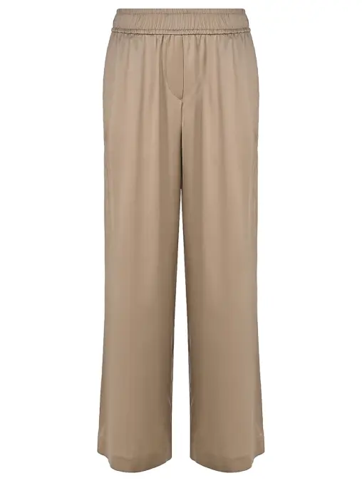 Брюки шелковые BRUNELLO CUCINELLI