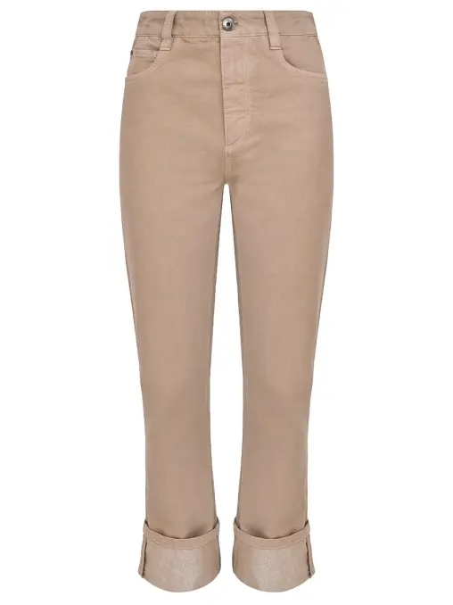 Джинсы хлопковые BRUNELLO CUCINELLI