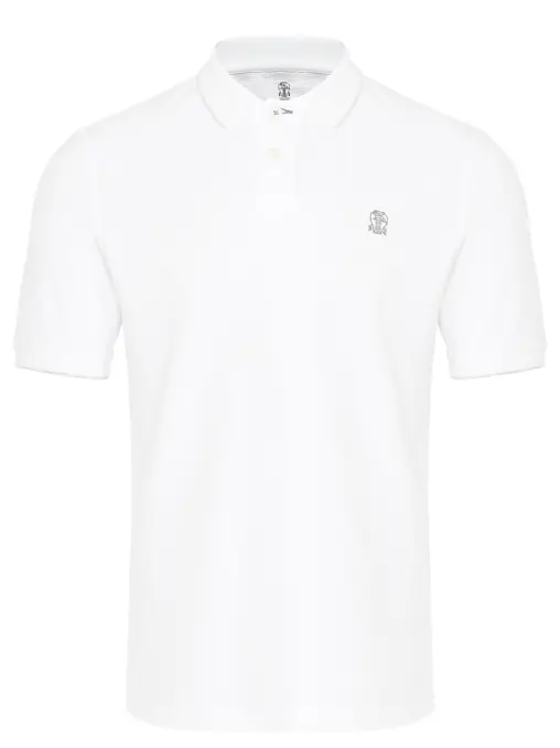 Поло хлопковое BRUNELLO CUCINELLI