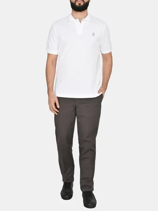 Поло хлопковое BRUNELLO CUCINELLI