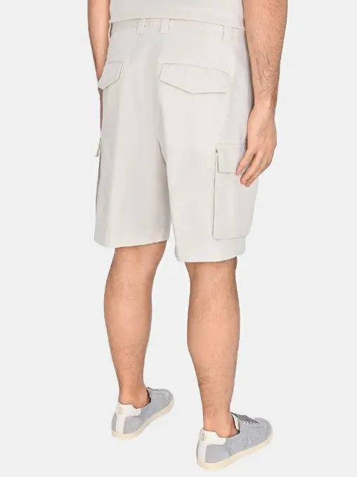 Шорты изо льна и хлопка BRUNELLO CUCINELLI