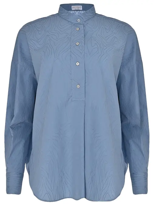 Рубашка хлопковая BRUNELLO CUCINELLI