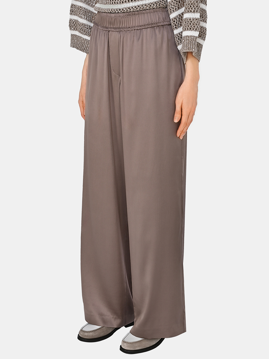 Брюки шелковые