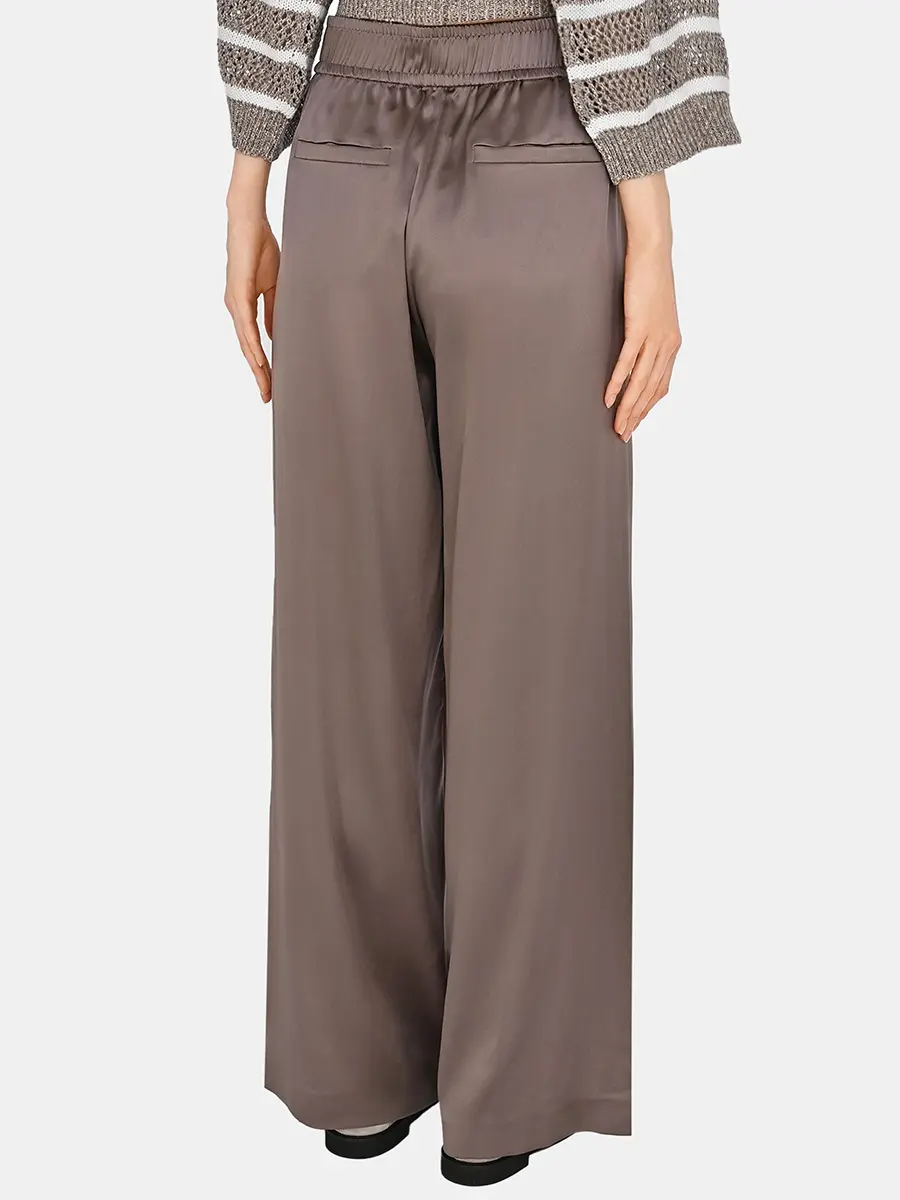 Брюки шелковые