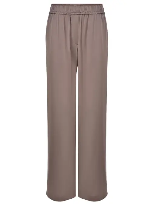 Брюки шелковые BRUNELLO CUCINELLI