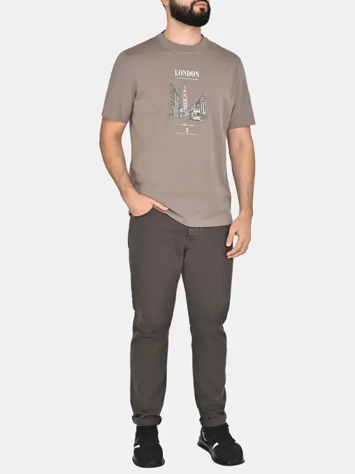 Футболка хлопковая BRUNELLO CUCINELLI