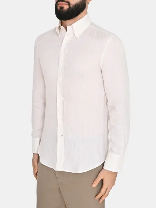 Рубашка льняная BRUNELLO CUCINELLI