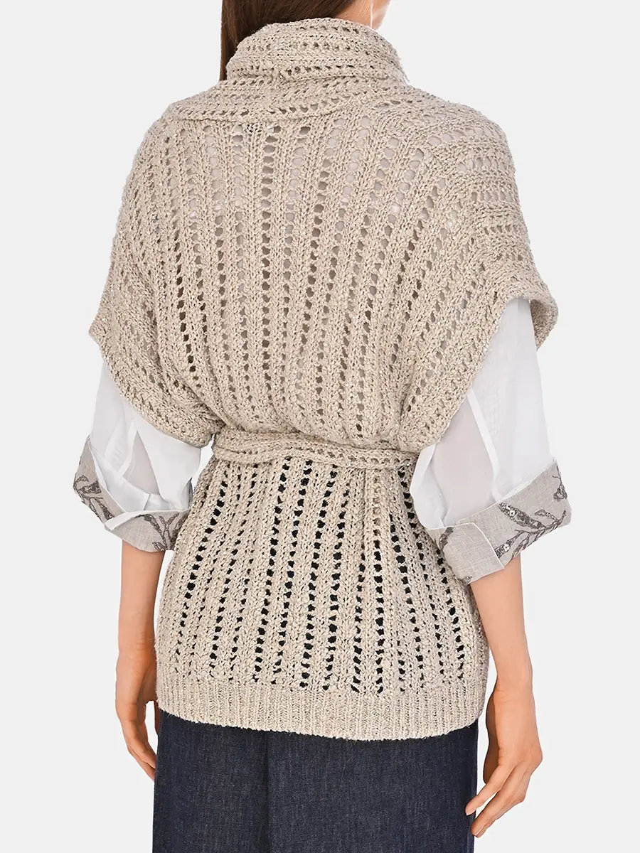 Кардиган вязаный