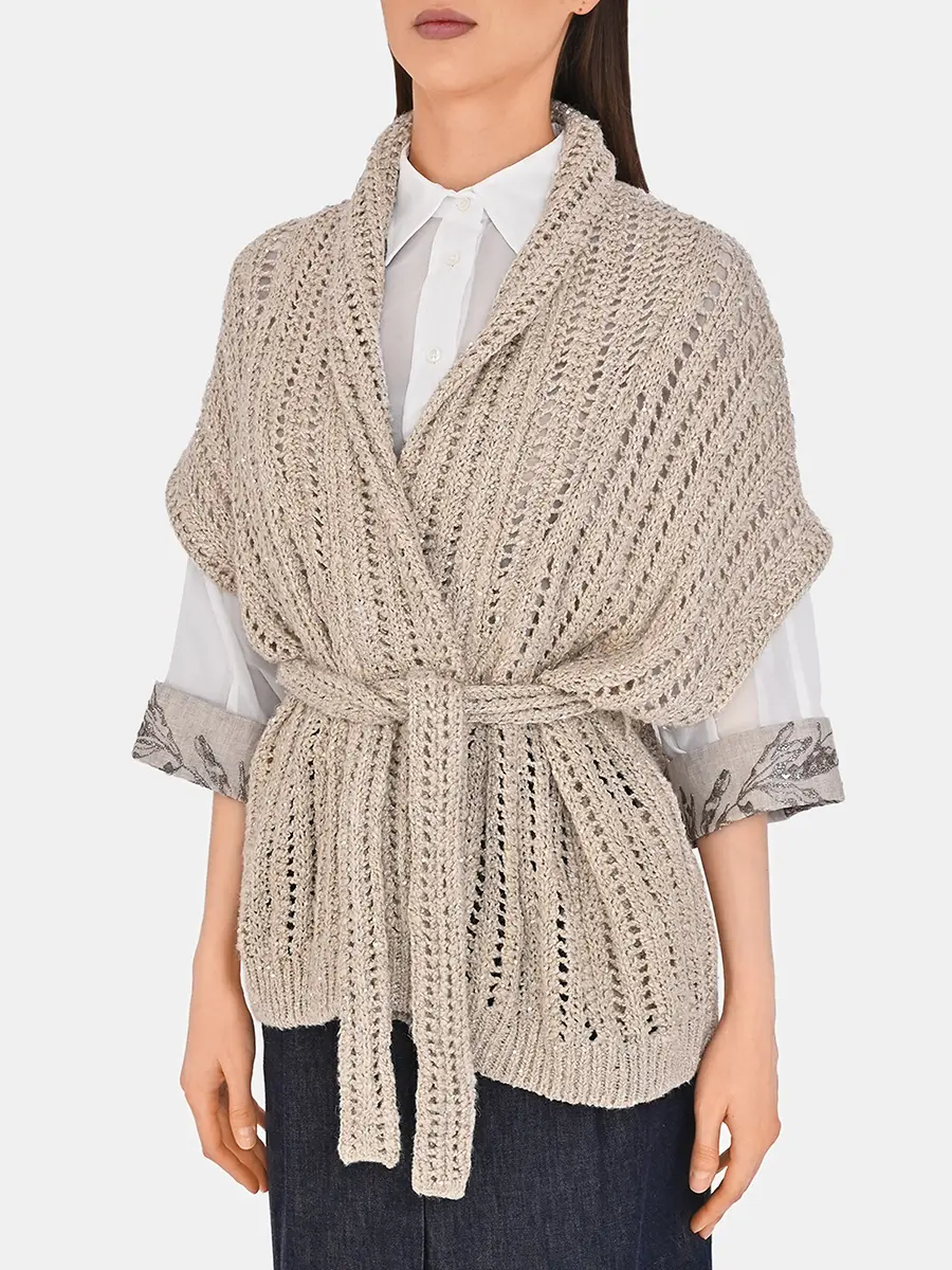 Кардиган вязаный