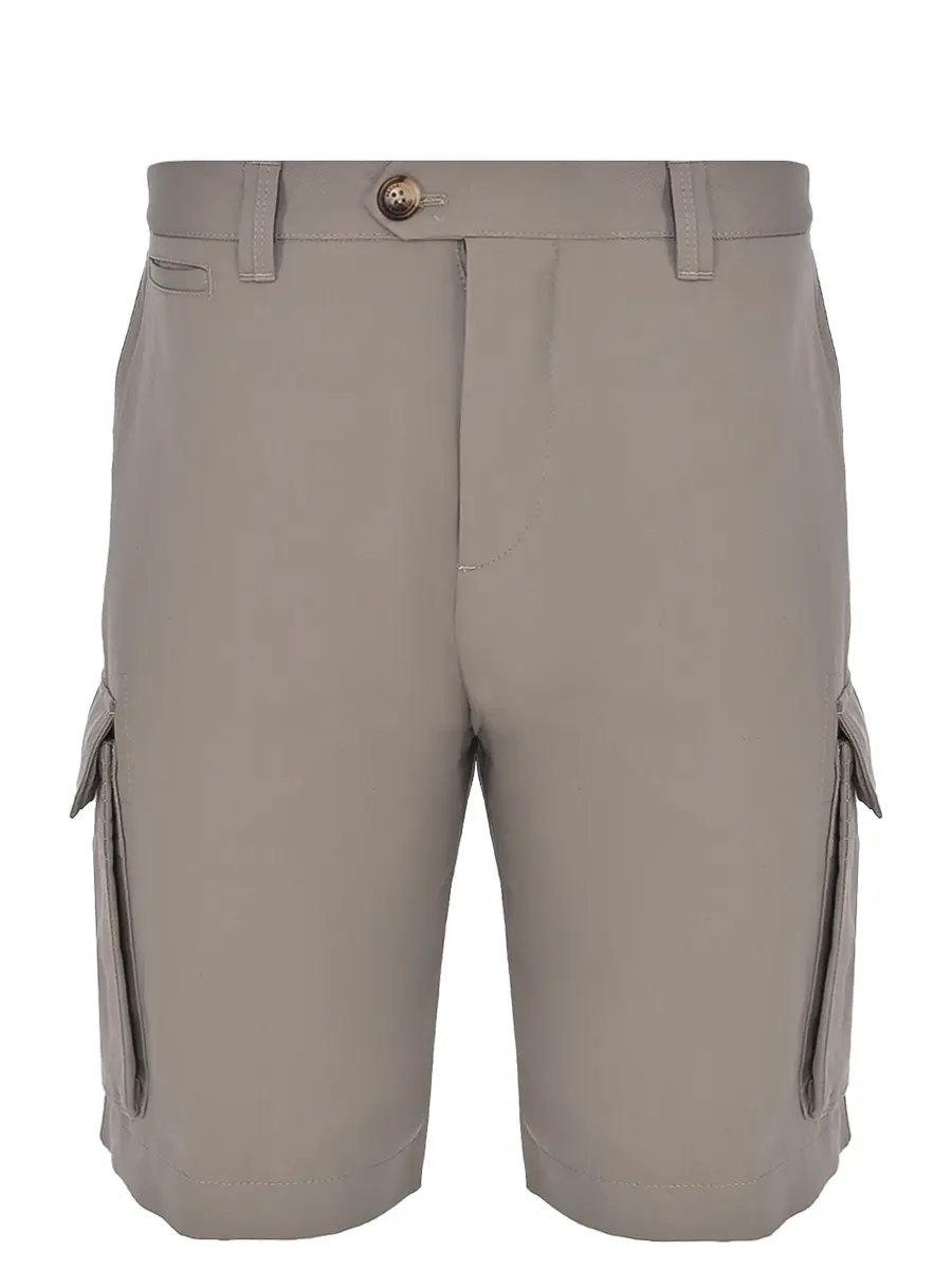 Шорты изо льна и хлопка