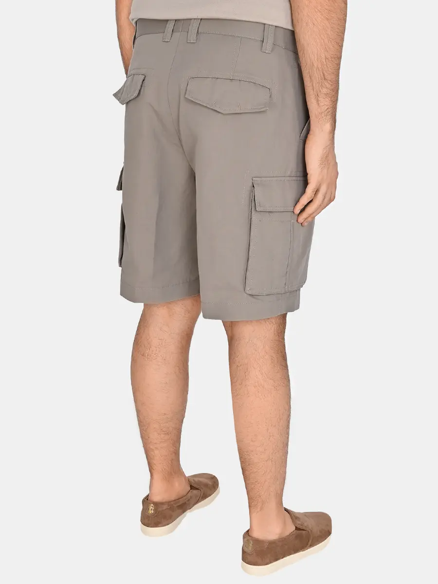 Шорты изо льна и хлопка