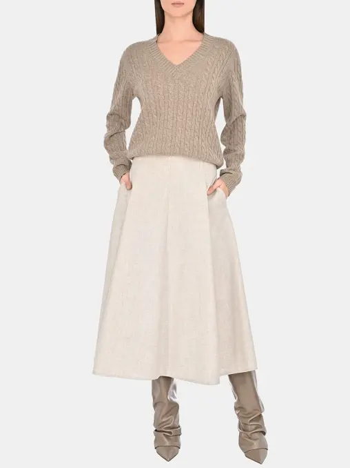 Юбка шерстяная BRUNELLO CUCINELLI