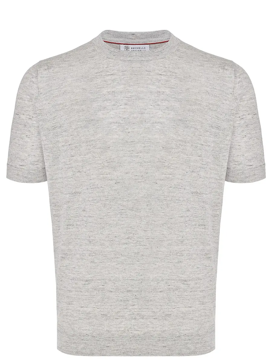 Футболка из льна и хлопка