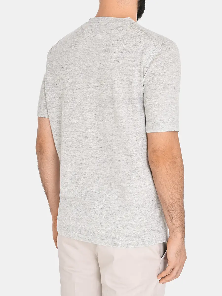 Футболка из льна и хлопка