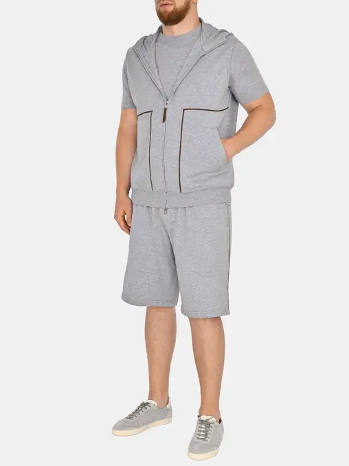 Жилет хлопковый BRUNELLO CUCINELLI