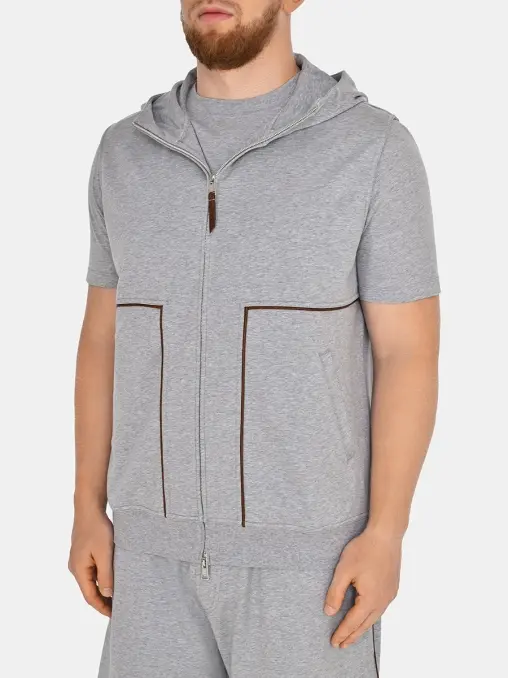 Жилет хлопковый BRUNELLO CUCINELLI