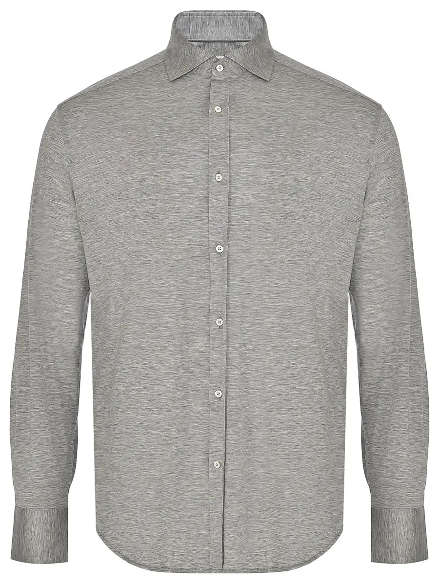 Рубашка из шелка и хлопка