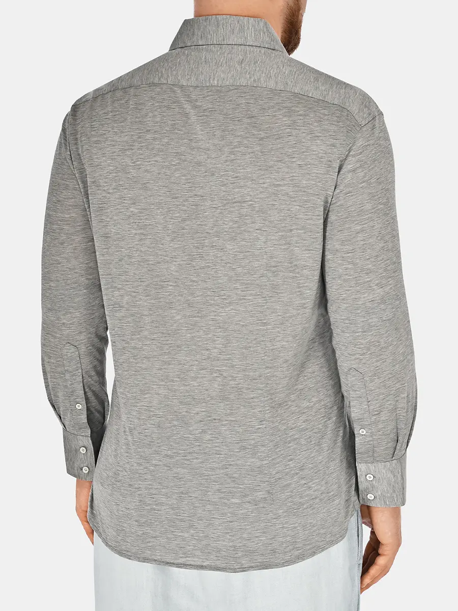 Рубашка из шелка и хлопка